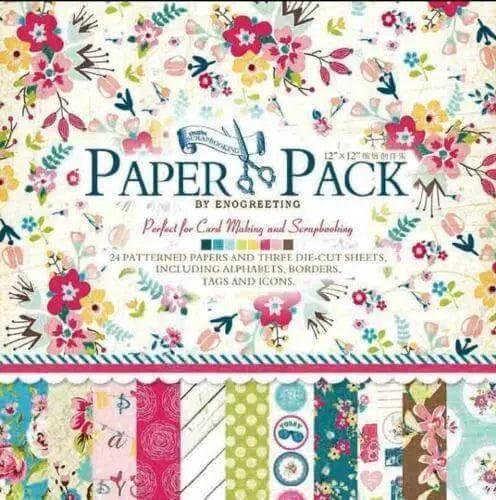 Design Paper Pack - Scrapbook Papers - Patterned Paper For Crafting The Stationers