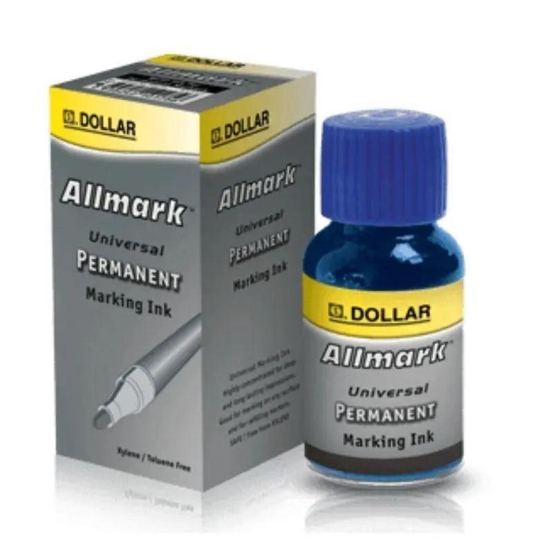 Dollar permanent marker ink - Blue The Stationers