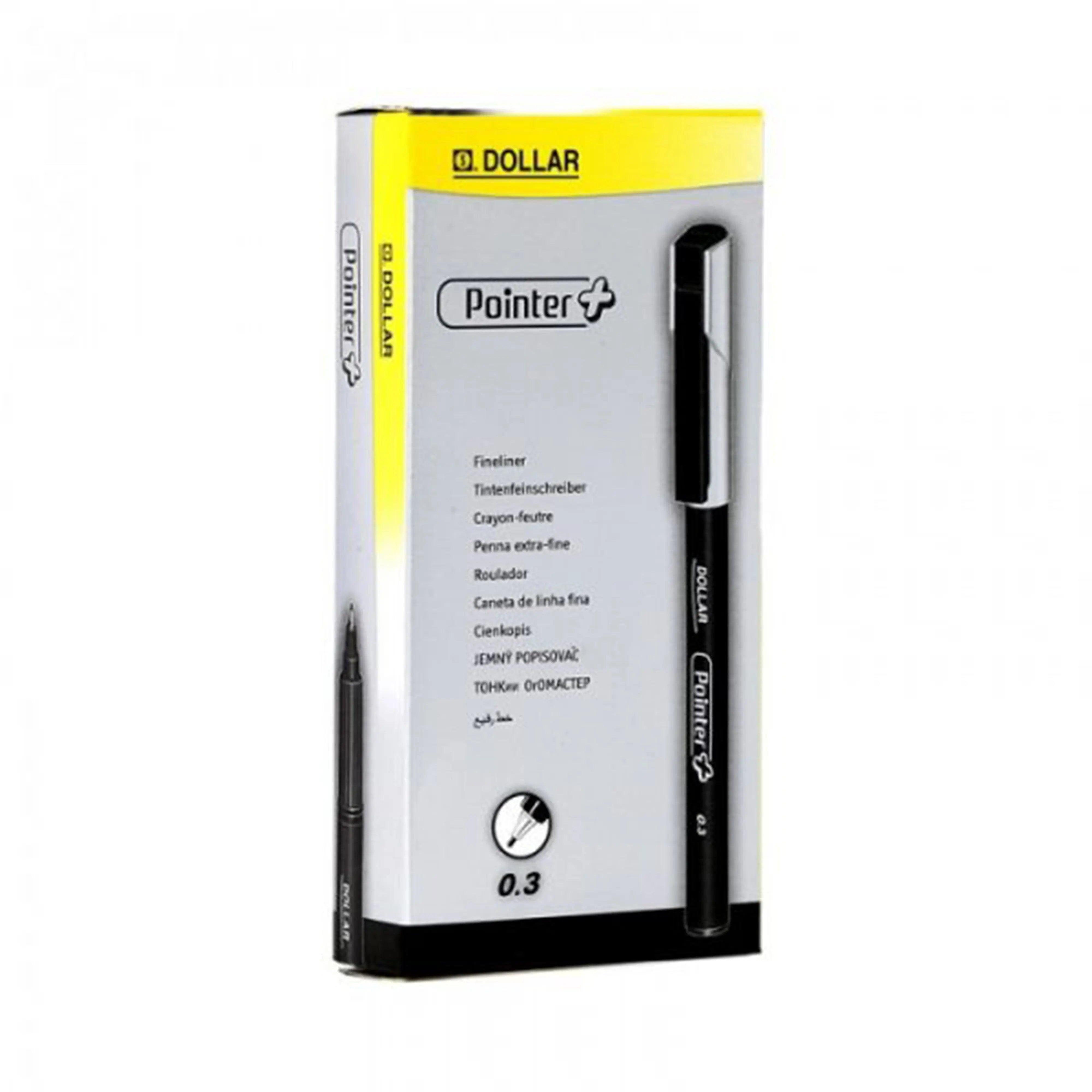 Dollar Pointer 10Pcs/Box Black thestationers