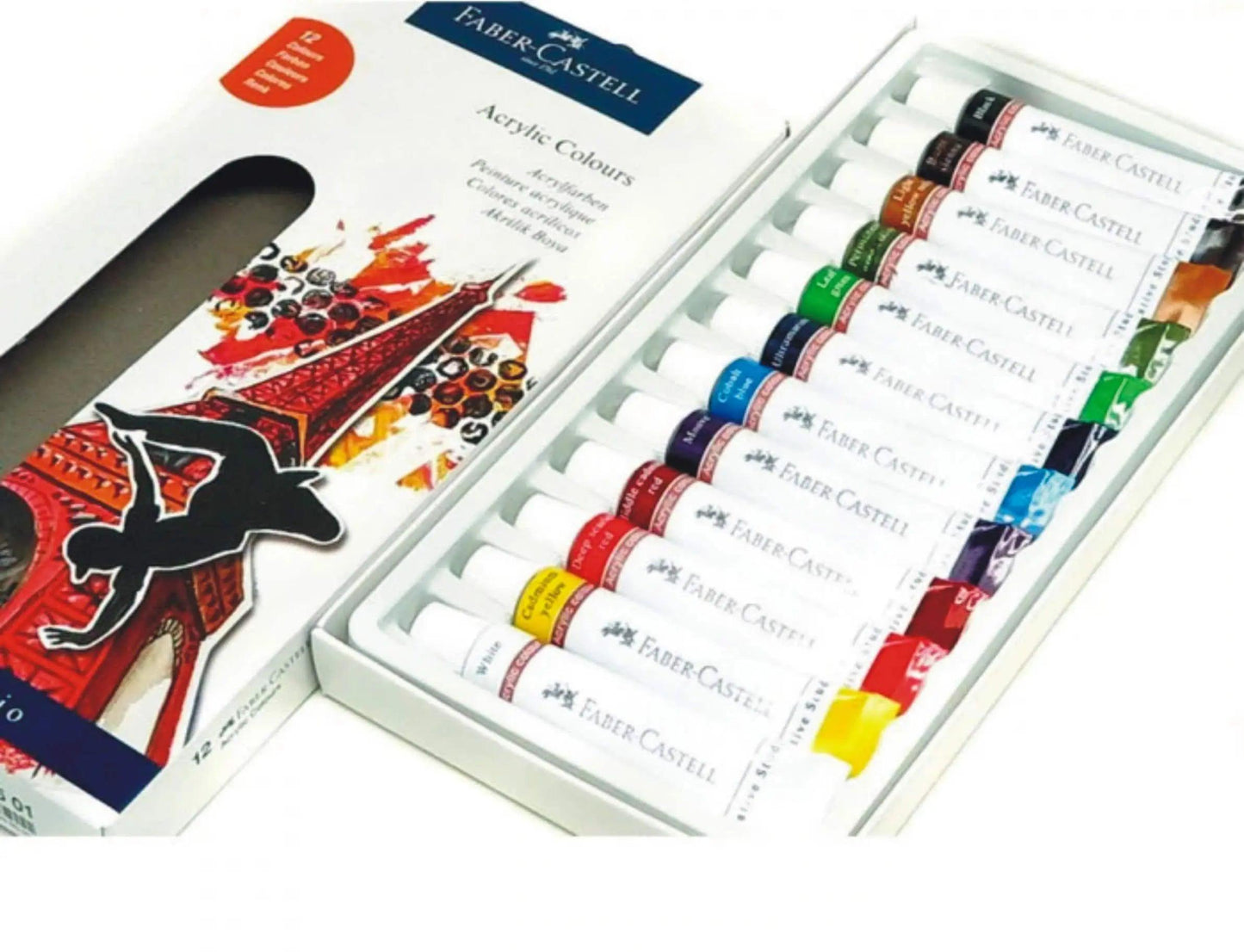 Faber castell Acrylic Colour set 12x12ml The Stationers