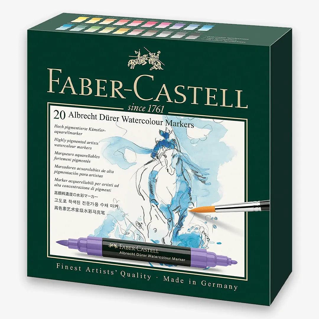 Faber Castell Albrecht Durer Watercolour Markers Set Of 20 The Stationers