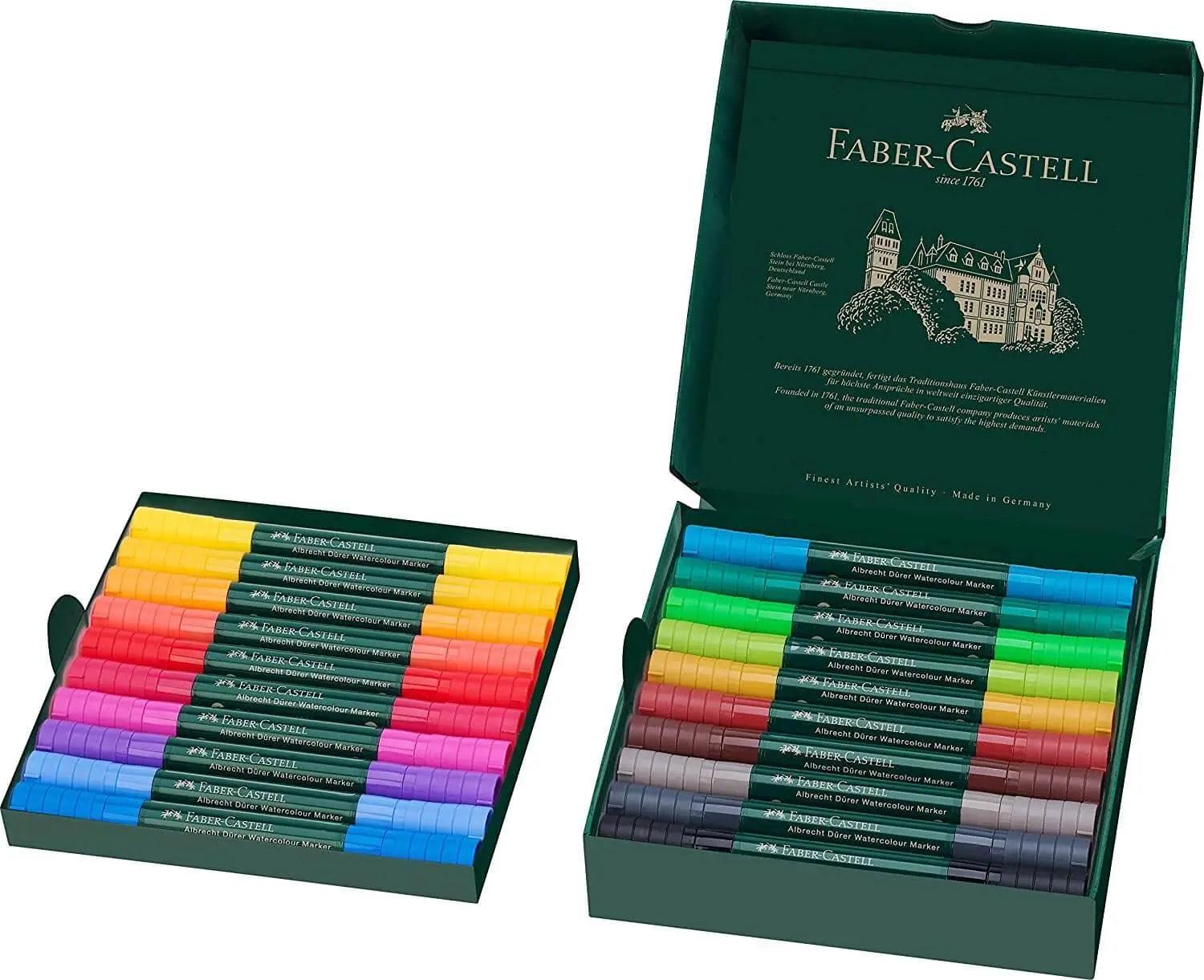 Faber Castell Albrecht Durer Watercolour Markers Set Of 20 The Stationers