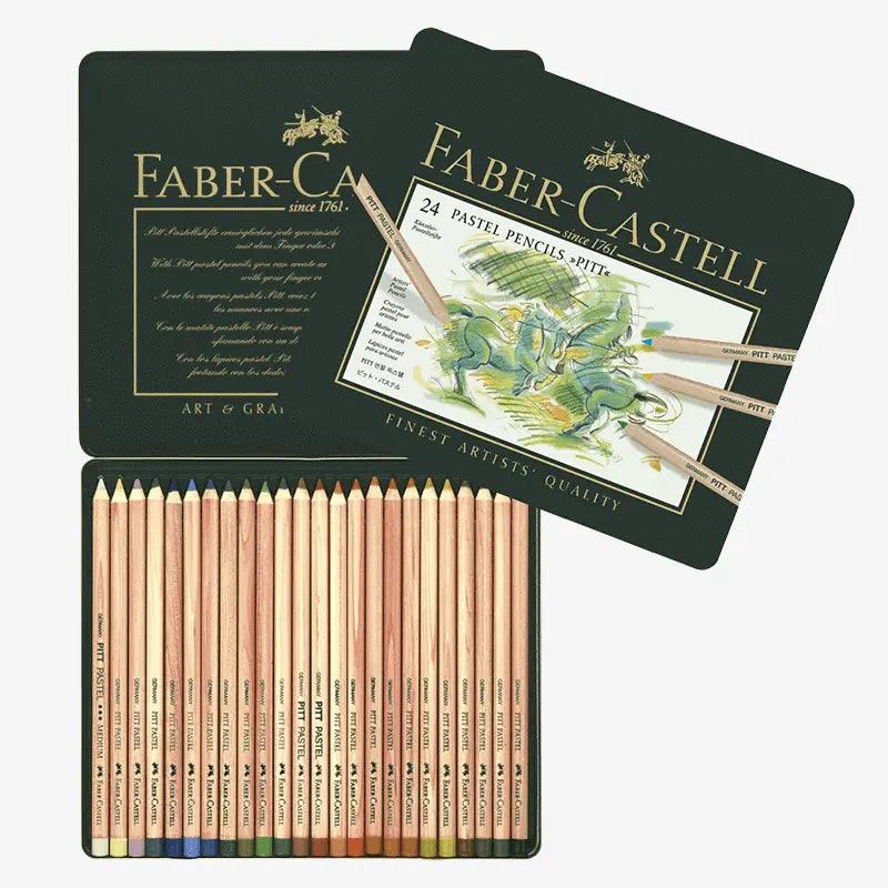 Faber Castell Pitt Pastel Pencils Tin of 24 The Stationers