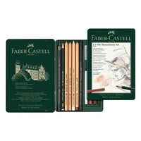 Faber Castell Pitt® Monochrome Set - Tin of 12 The Stationers