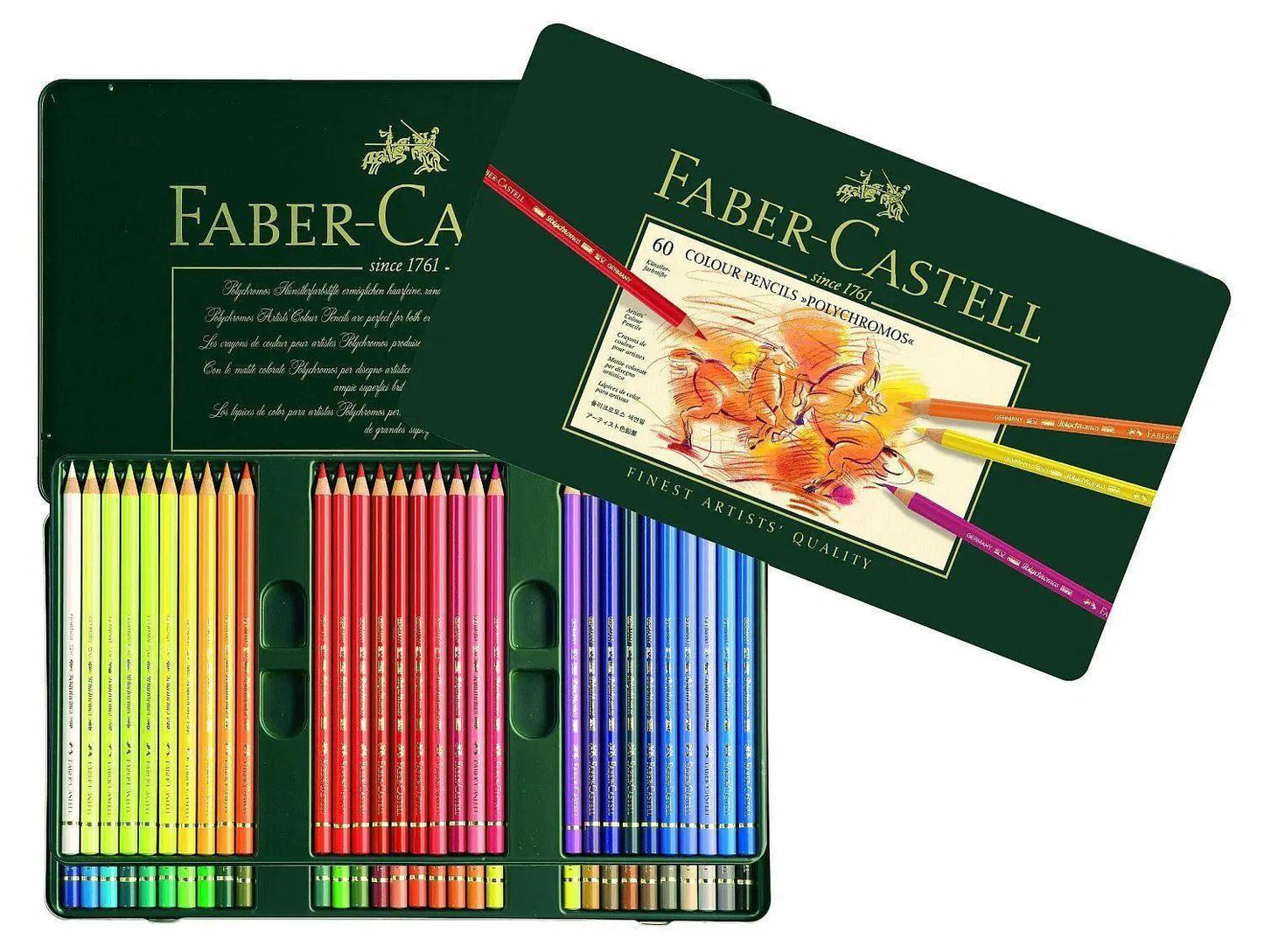 Faber-Castell Polychromos 60 Color Pencils The Stationers