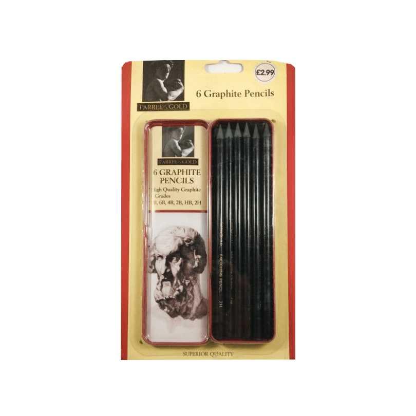 Farrel Gold 6 Graphite Pencil The Stationers