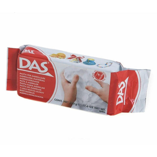 FILA Das Air Dry Modelling Clay white 500gm The Stationers