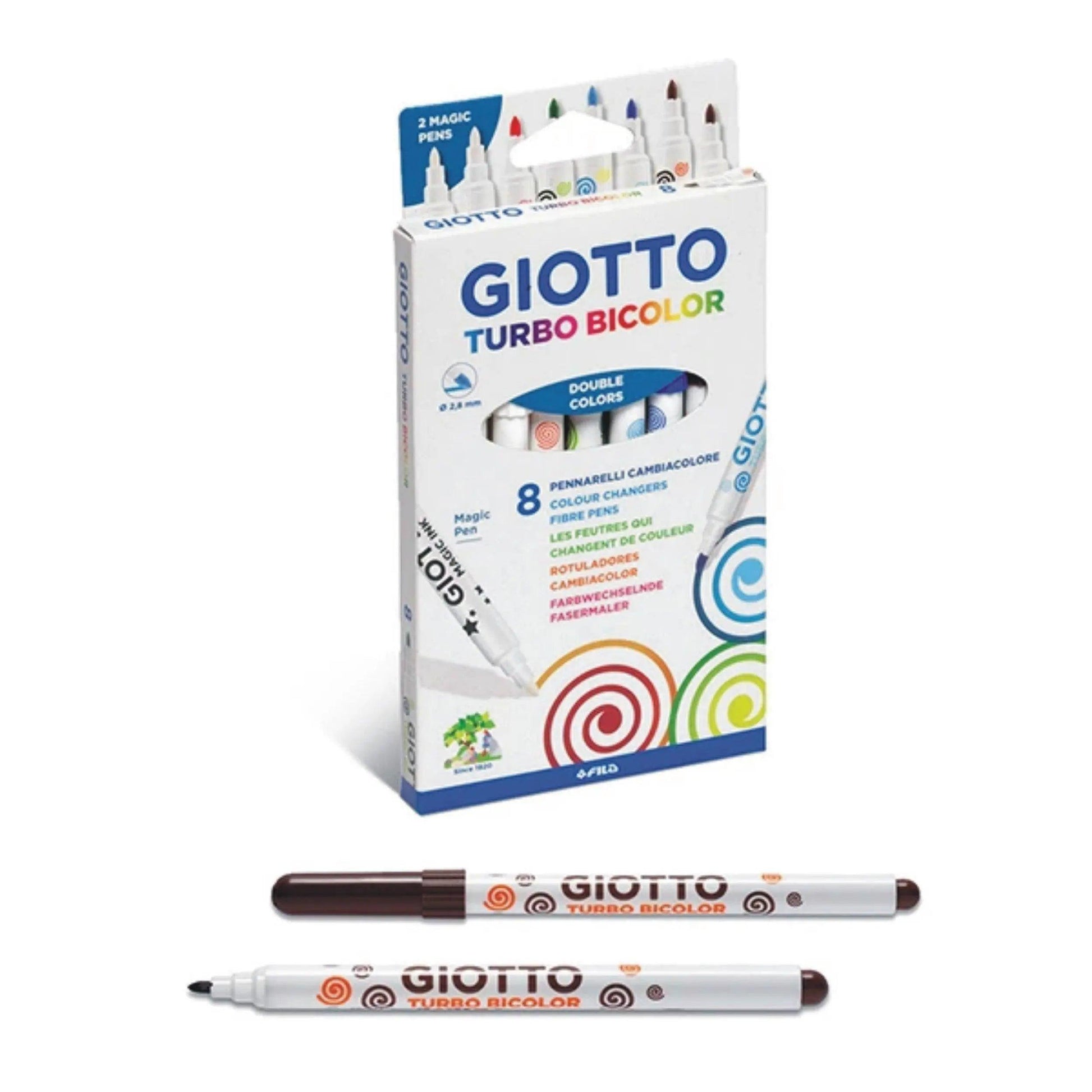 FILA Giotto Turbo Bicolor Markers 8 pcs set The Stationers