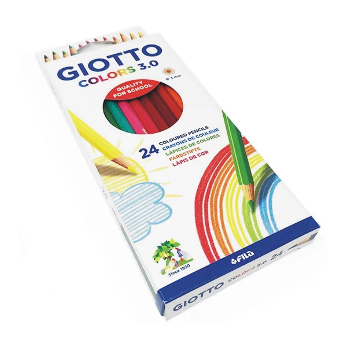 FILA Giotto Watercolor Pencils 3.0 set of 24 pcs The Stationers