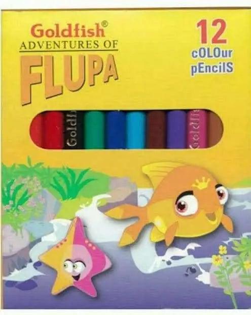 Goldfish Flupa Adventures color Pencil (12Pcs) thestationers