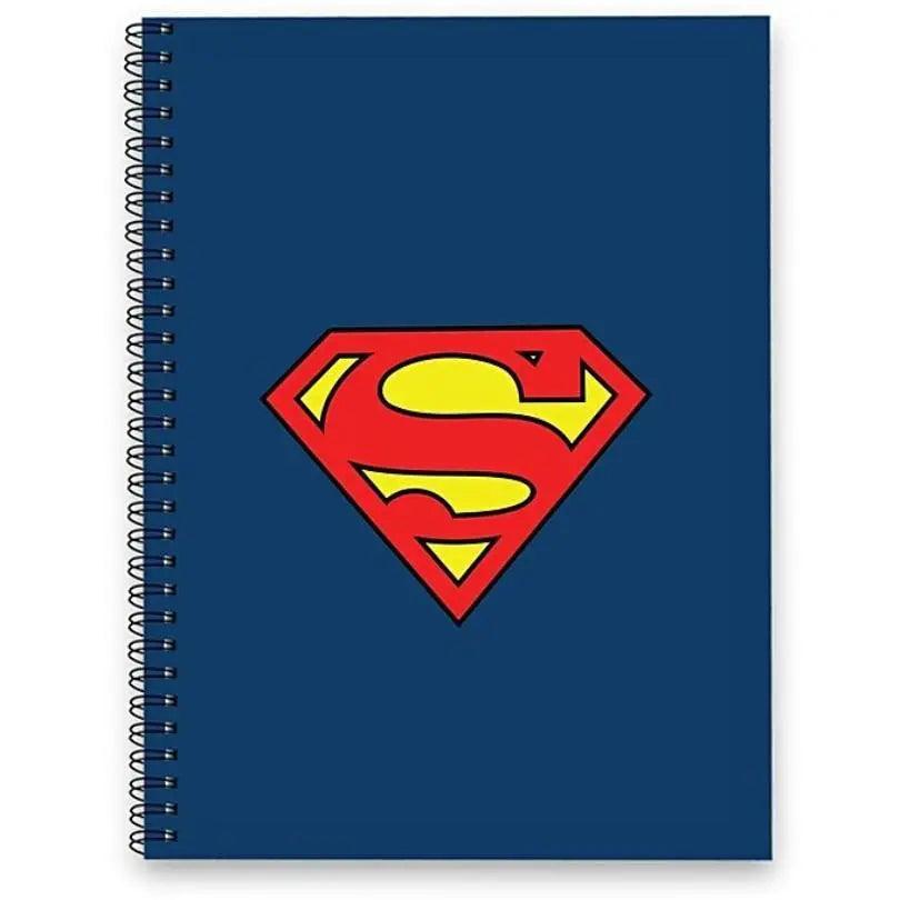 Hero Superman Notepad A5 Size  Blue The Stationers