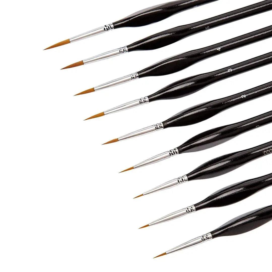 Keep smiling Mini Detail Liner Brush Pack of 12 The Stationers