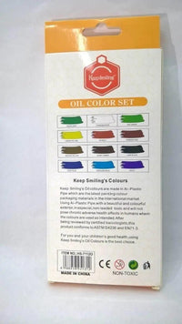 Keep Smiling Oil Color Paints Pack of 12 (7112O) The Stationers