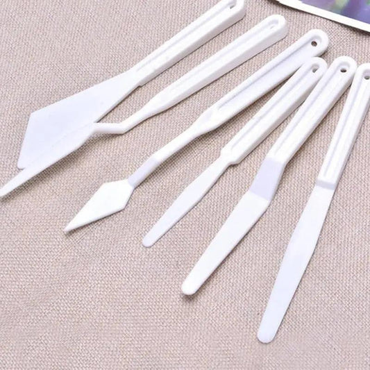 Keep Smiling Plastic Palette Knife set (5Pcs) The Stationers