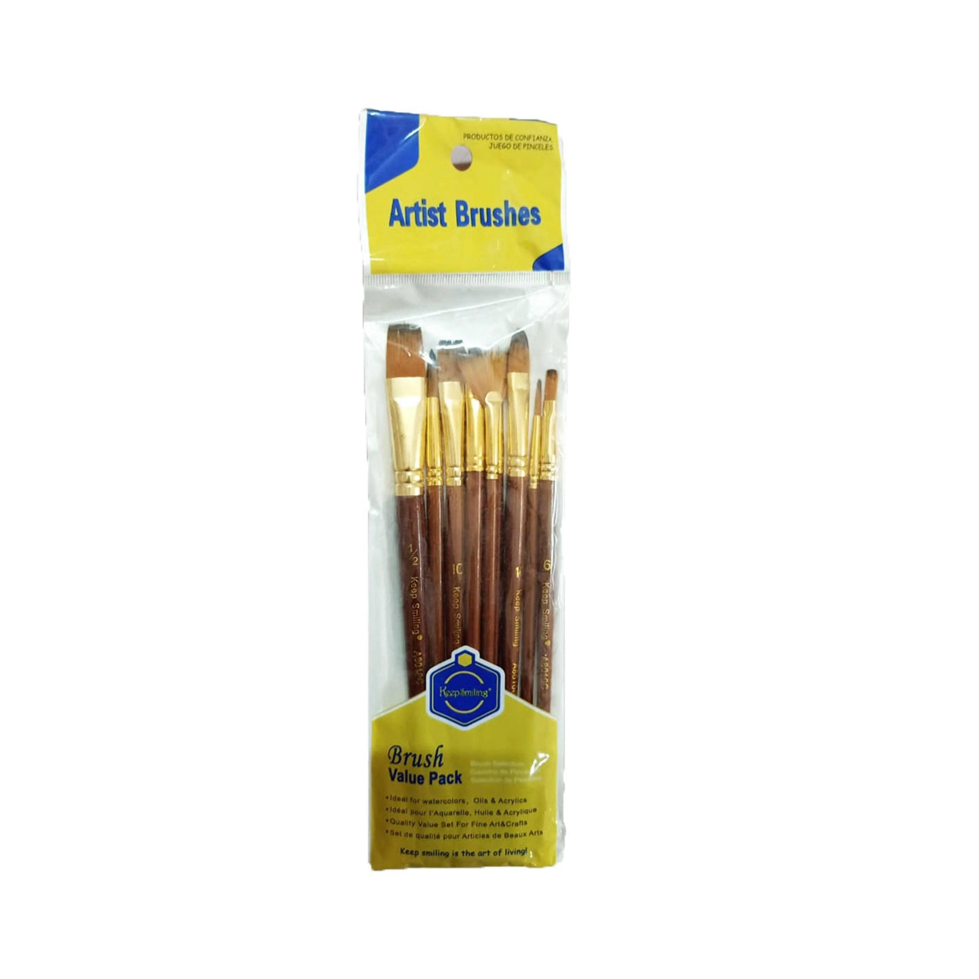Keep Smiling Value Pack Of 10 (Brown) The Stationers