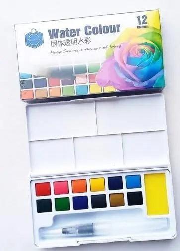 KEEP SMILING WATERCOLOR SET 12 COLORS The Stationers