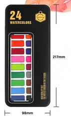 KEEP SMILING WATERCOLOR SET IN TIN BOX 24 COLORS The Stationers