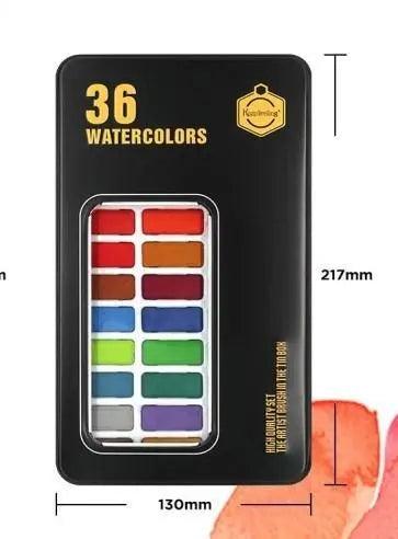 KEEP SMILING WATERCOLOR SET IN TIN BOX 36 COLORS The Stationers