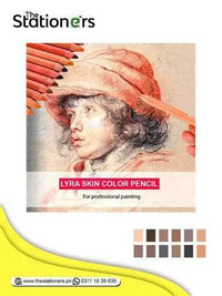 LYRA Giant Skin Color Pencils Set of 12pcs with Thick Lead. The Stationers