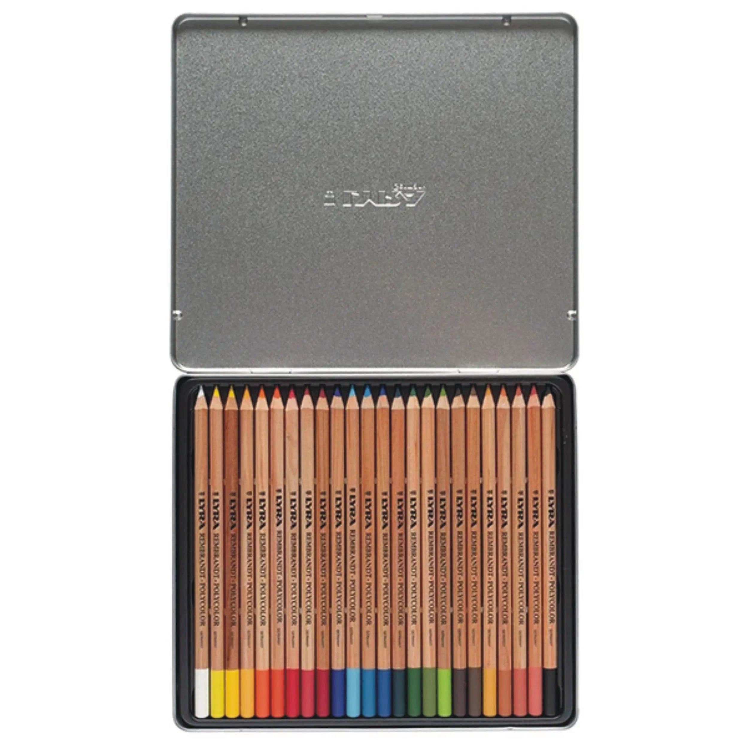 Lyra Poly color pastel pencil tin box of 24 pcs The Stationers