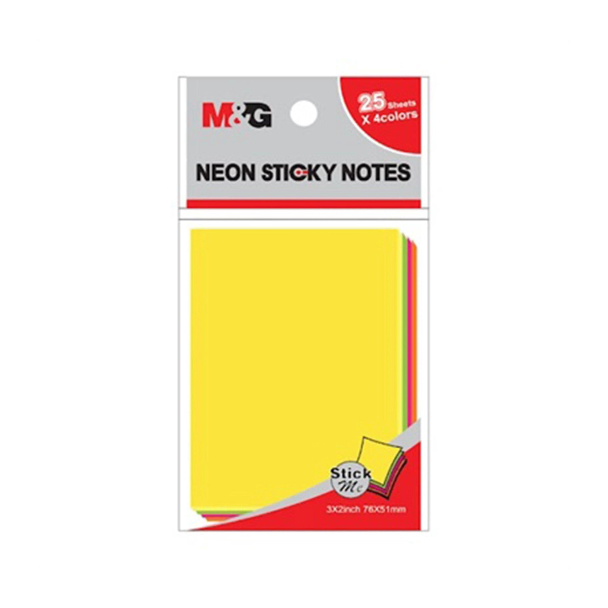 M&G 2x3 Coloured Sticky Note M&G