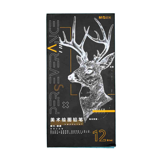 M&G Gridded Pencil Pack Of 12 AWP 357D7 The Stationers