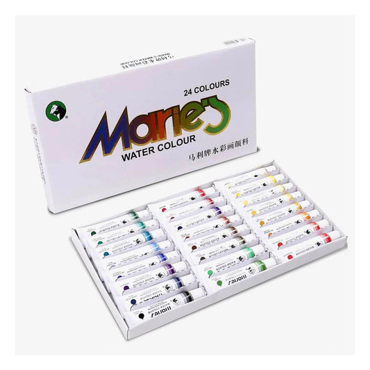 Marie's Watercolor Paint Set of (24Pcs) The Stationers