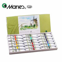 Marie's Watercolor Painting Tube Set (12 Colour X 12ML Tube) The Stationers