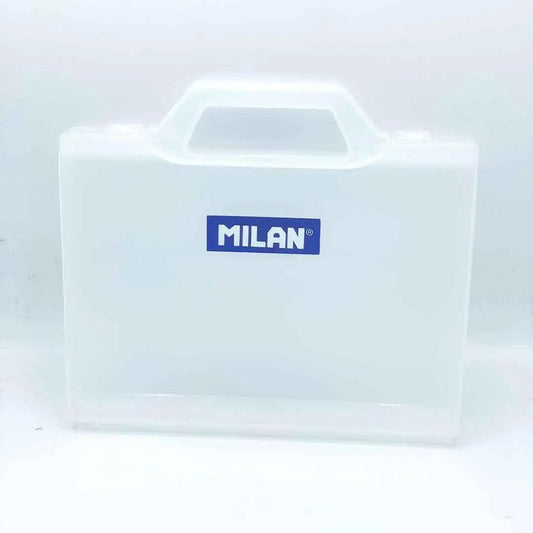 Milan Empty Transparent Briefcase 40804 The Stationers