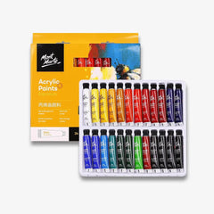 Mont Marte Acrylic Colour Paint Signature Set 12ml Pack of 24 The Stationers