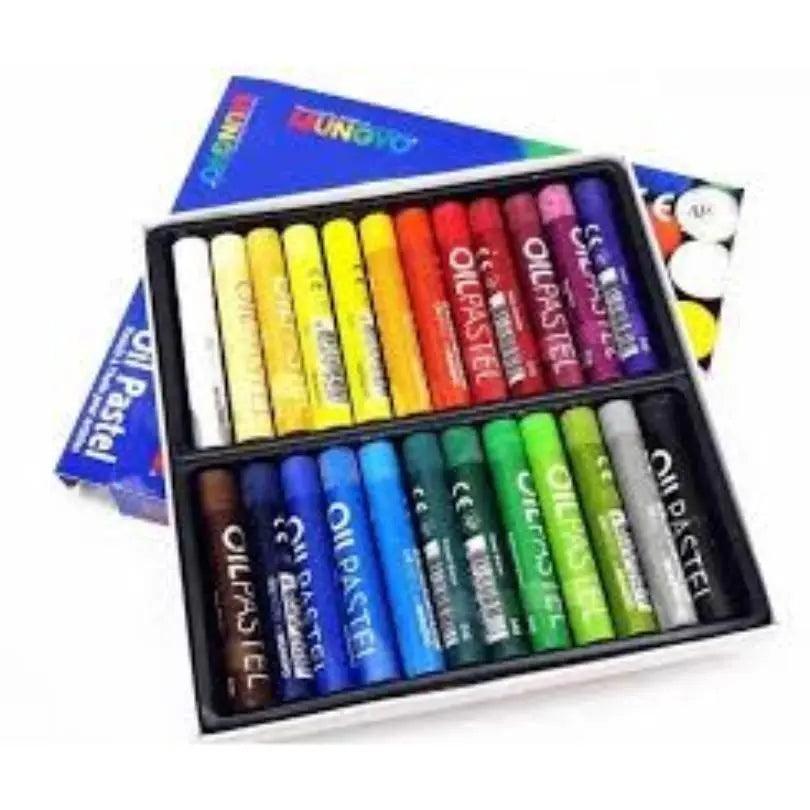 Mungyo Oil Pastels - Pack of 12 - Full Sticks MOP -12 The Stationers