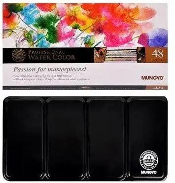 Mungyo Professional Watercolor Set Of 48 The Stationers