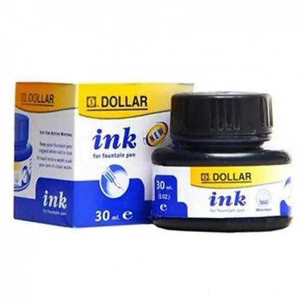 Pen Ink Dollar 30 ml-Blue 12pcs (box) The Stationers