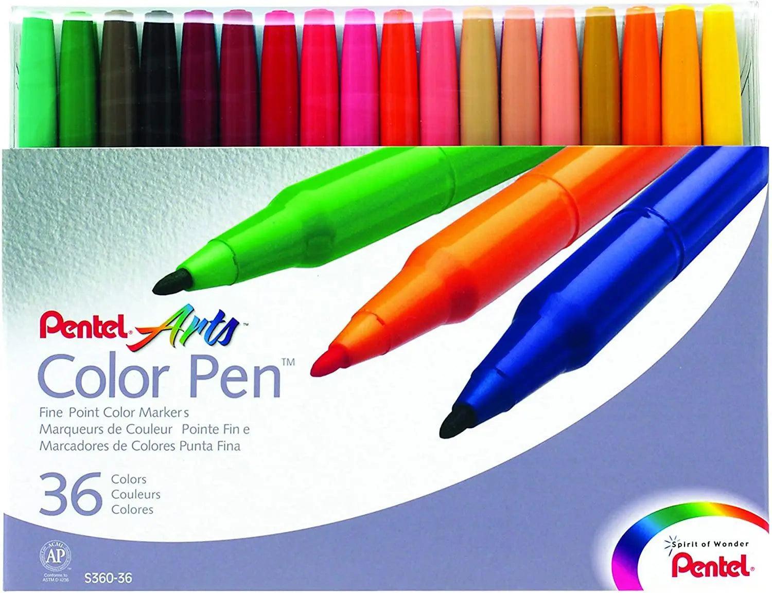 Pental 36 Colors Arts Color Pen S360 - 36 The Stationers