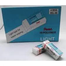 Pental Hi-Polymer Erasers 48Pcs/Box ZEL-05 The Stationers