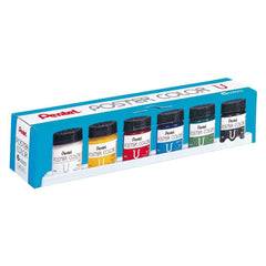 Pental poster Color WPU 30CC 6 Pieces/Box - Multi Colors The Stationers
