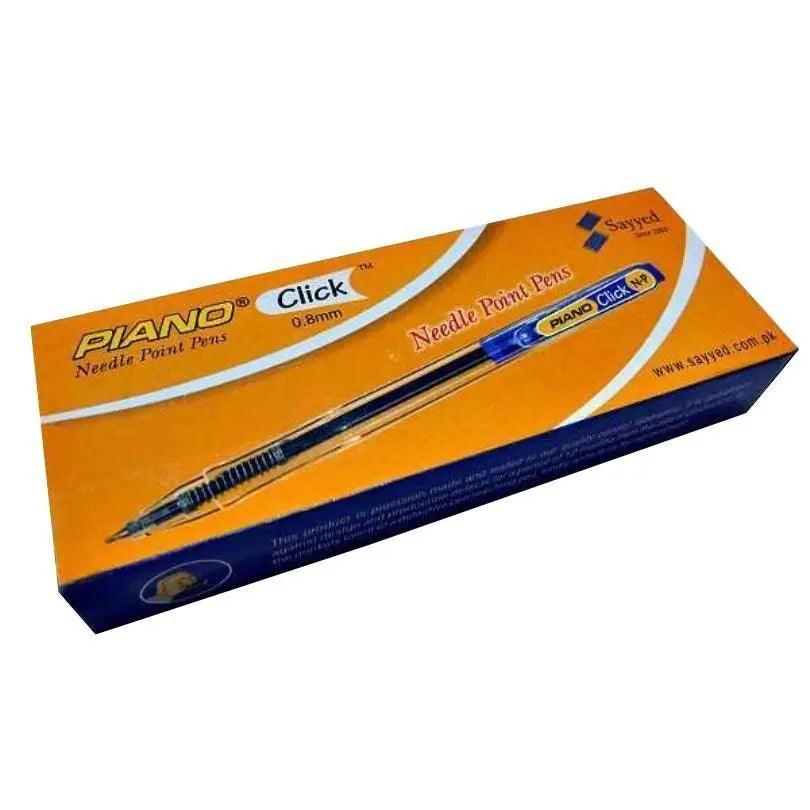 Piano Ball pen Click Needle 0.8 Blue 10Pcs/Box The Stationers