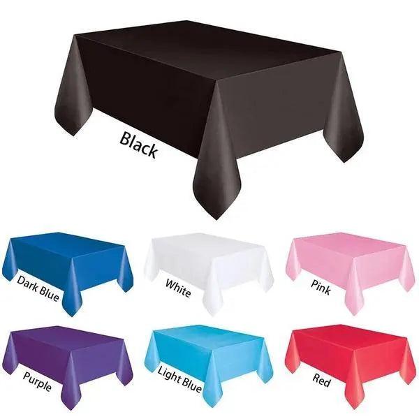 Plastic Table Cover  Large Size, Single Color The Stationers