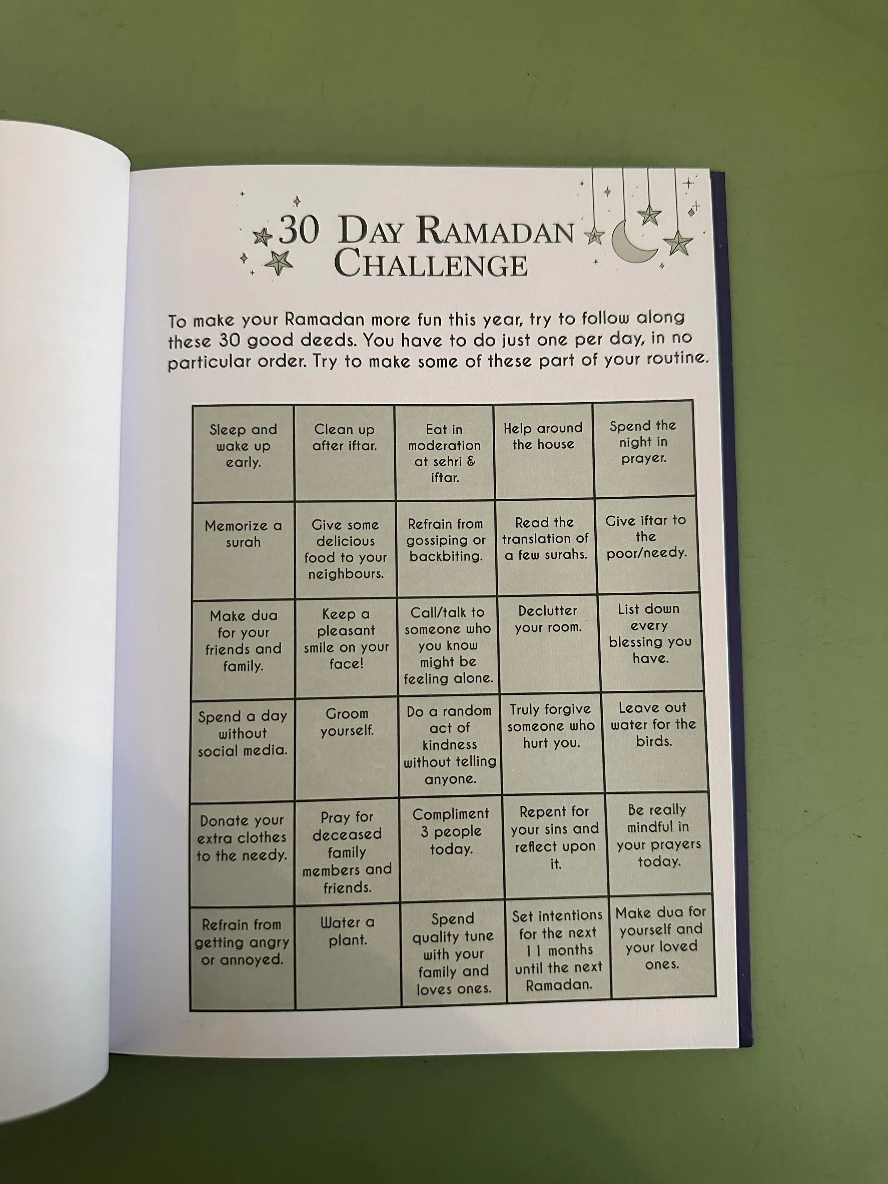 Ramadan Planner 2024 Hard Cover Binding A5 The Stationers