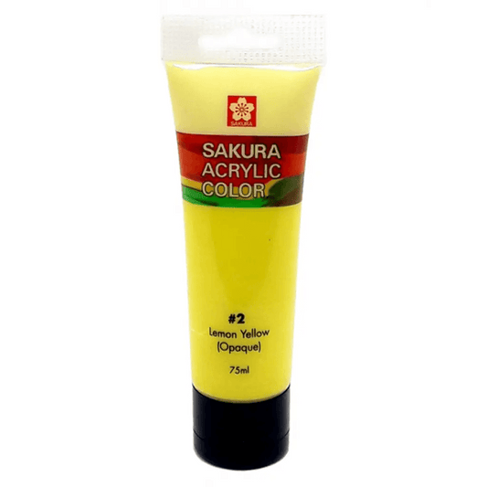 Sakura Acrylic Paint Tubes 75ml The Stationers