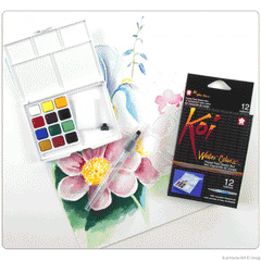 Sakura Koi Watercolor Set 12 The Stationers