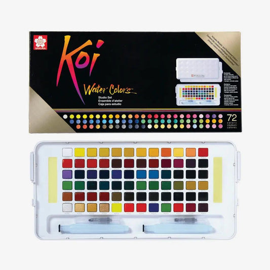 Sakura Koi Watercolor Set Of 72 The Stationers