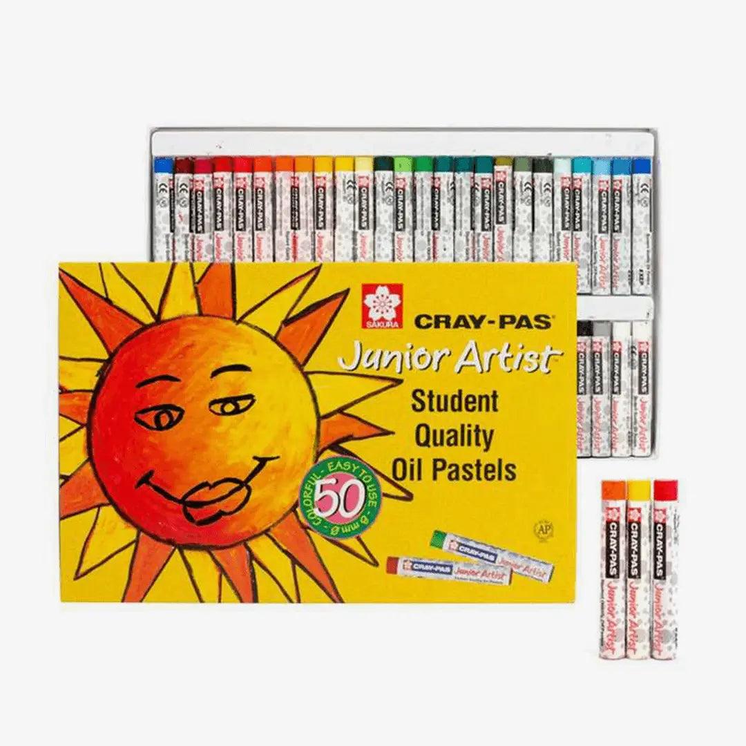 Sakura Oil Pastels Crayon Drawing For Kids Students The Stationers