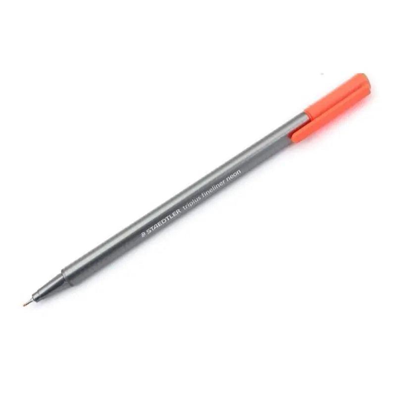 Staedtler 334 Staedtler Triplus Fineliner Pen Dry Safe Ink Red  1Pcs The Stationers