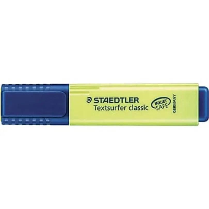 Staedtler 364 Staedtler Text Surfer Classic Highlighter Yellow The Stationers