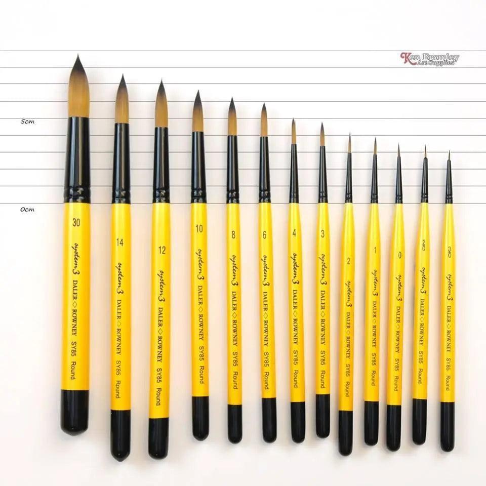 System 3 Daler Rowney High Quality Brushes The Stationers