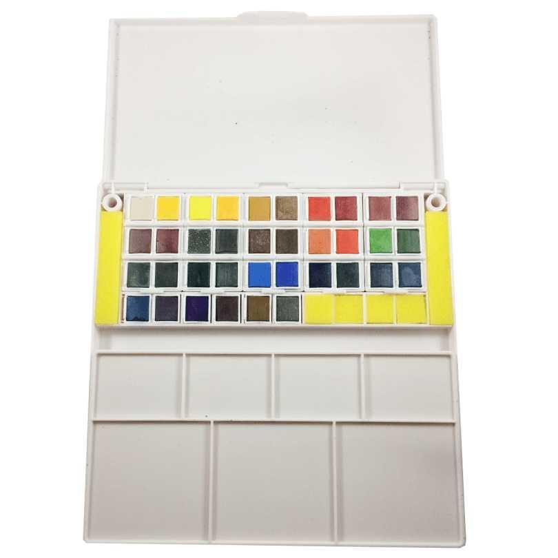 The Color Company 36 water color Half pans The Stationers