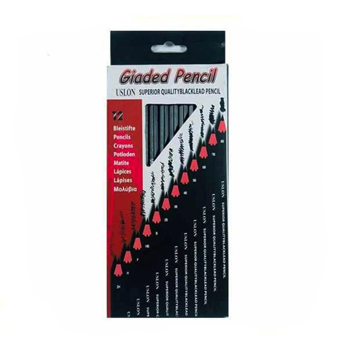 Ulson Graded Sketching Pencils Set (12) The Stationers