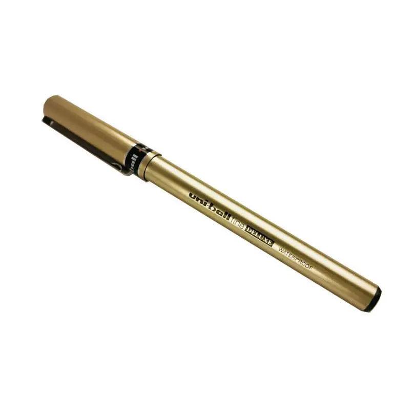 Uni-ball fine Deluxe Water Proof Pen 1 Piece UB - 177 - Light Gold The Stationers