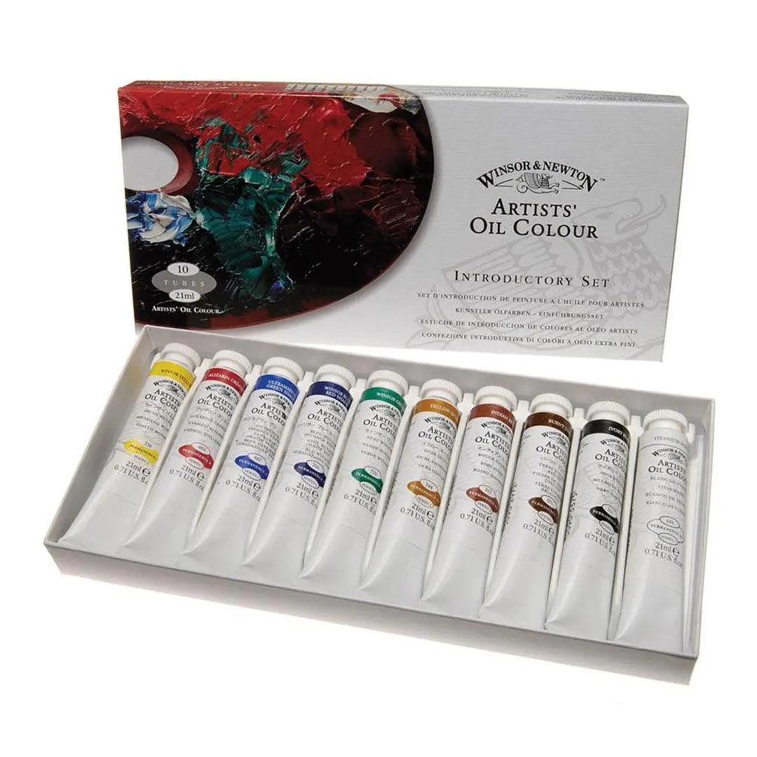 Winsor & Newton Artists Oil Paint Introduction Set 10x21ml The Stationers
